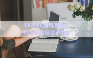 XX市XX公用事業2025年債權資產2期
