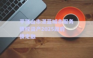 平頂山市湛藍(lán)城市服務(wù)債權(quán)資產(chǎn)2025政府債定融