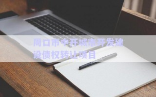 周口市中開城市開發建設債權轉讓項目